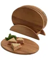 Woodard & Charles 7pc Oval Board Set