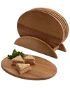 Woodard & Charles 7pc Oval Board Set