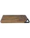 Woodard & Charles Brown 20in Serving Board With Metal Handle In Brown