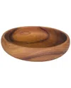 Woodard & Charles Multipurpose Acacia Wood Serving Bowl