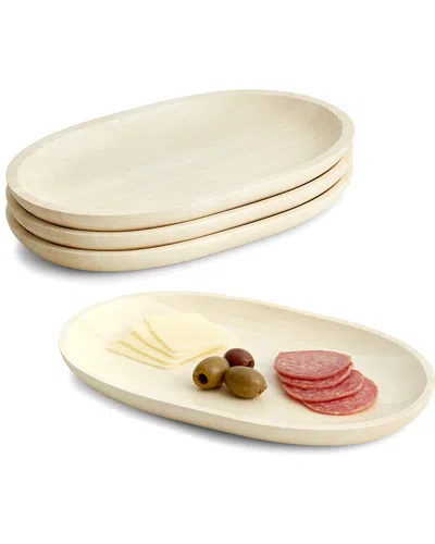 Woodard & Charles Provencal Collection 4pc Oval Serving Trays