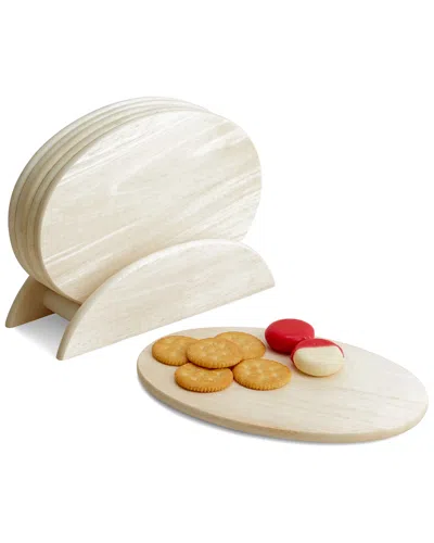 Woodard & Charles Provencal Collection 7pc Oval Tray Set