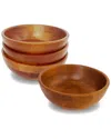 Woodard & Charles Set Of 4 Salad Bowls