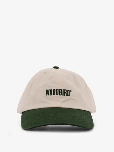 Woodbird Core Twill Cotton Baseball Hat In Gray