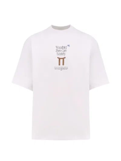 Woodbird Logo-print Embroidered T-shirt In Multi