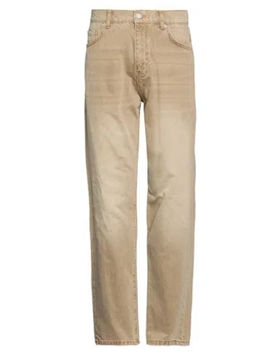 Woodbird Man Jeans Khaki Size 31w-32l Cotton In Multi
