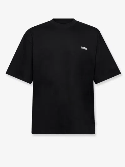 Woodbird Ming Tee Organic Cotton T-shirt In Black