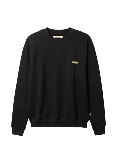 Woodbird Wbcane Sea Logo-print Cotton Sweatshirt In Multi