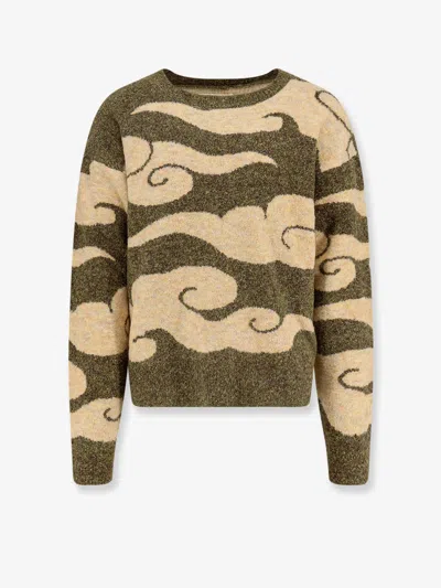 Woodbird Wbkurt Cloud Sweater In Green