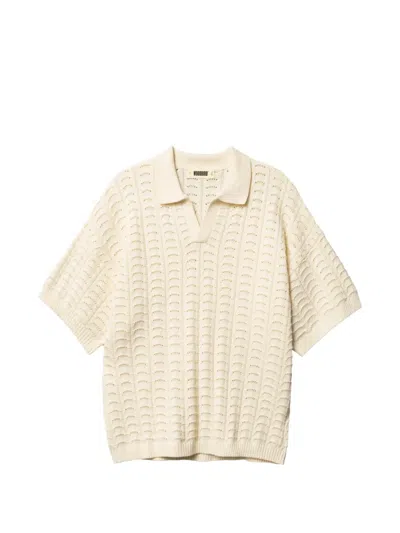 Woodbird Wbshimo Wave Crochet-knit T-shirt In Multi