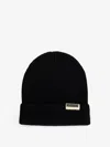 Woodbird Wbyupa Wool And Acrilic Beanie Hat In Black
