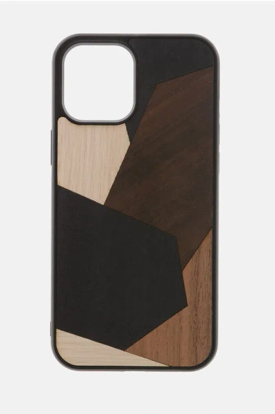 Wood'd Quart Iphone 12/12 Pro Cover In Multi