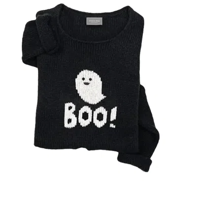 Wooden Ships Boo Sweater In Black