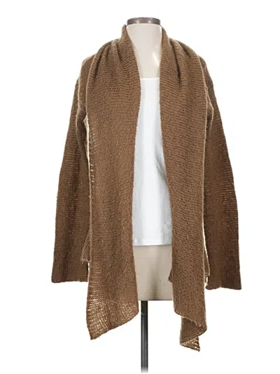 Pre-owned Wooden Ships Cardigan Sweater In Brown