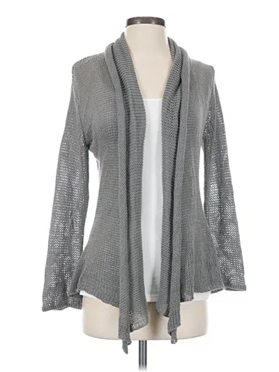 Pre-owned Wooden Ships Cardigan Sweater In Gray
