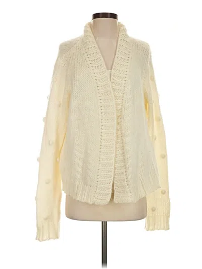 Pre-owned Wooden Ships Cardigan Sweater In Ivory