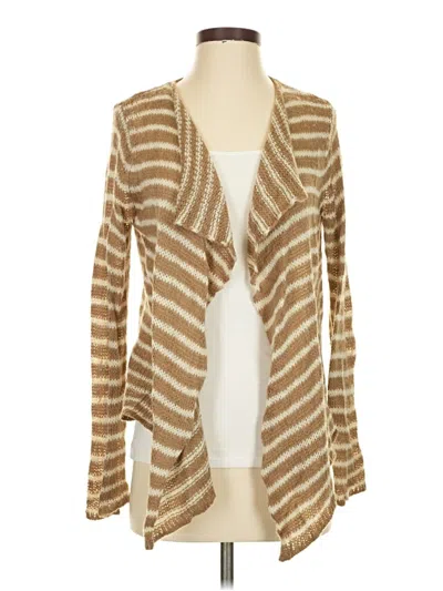 Pre-owned Wooden Ships Cardigan Sweater In Tan