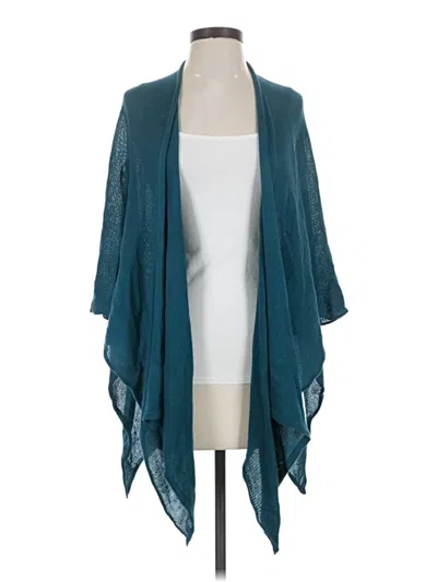 Pre-owned Wooden Ships Cardigan Sweater In Teal