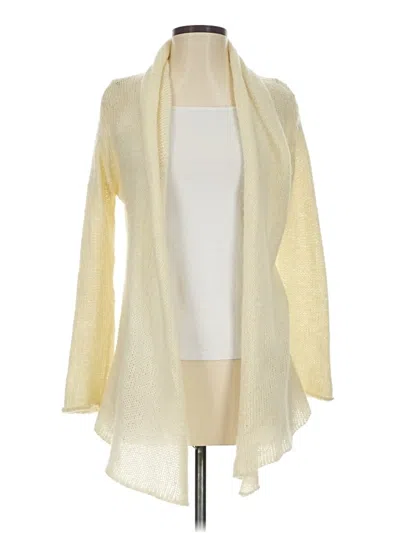 Pre-owned Wooden Ships Cardigan Sweater In White