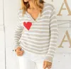 Wooden Ships Eloise Henley Sweater In Khaki/breaker White Stripe