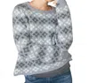 Wooden Ships Shrunken Fair Isle Sweater In Sterling Multi In Multi