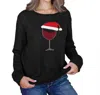Wooden Ships Lightweight Santa Wine Crew Sweater In Black In Black