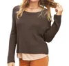 Wooden Ships Marina Mercer Crew In Brown In Brown