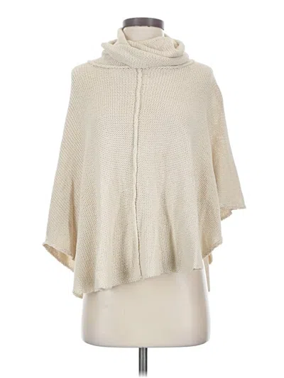 Pre-owned Wooden Ships Poncho In Ivory