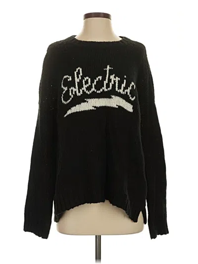 Pre-owned Wooden Ships Pullover Sweater In Black