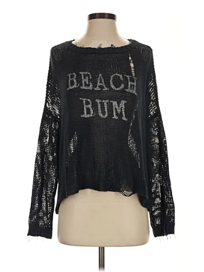 Pre-owned Wooden Ships Pullover Sweater In Black