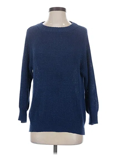 Pre-owned Wooden Ships Pullover Sweater In Blue