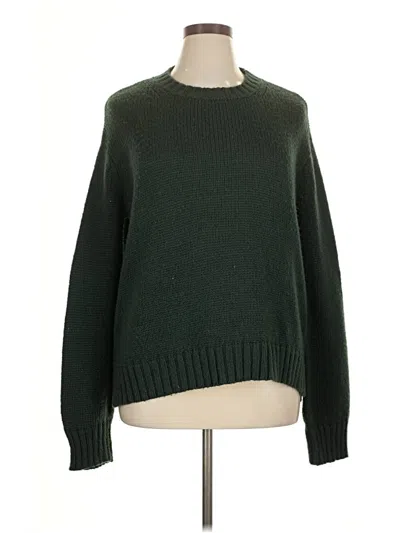 Pre-owned Wooden Ships Pullover Sweater In Green