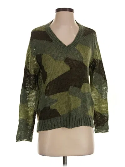 Pre-owned Wooden Ships Pullover Sweater In Green