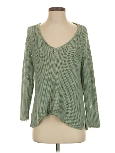 Pre-owned Wooden Ships Pullover Sweater In Green