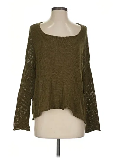 Pre-owned Wooden Ships Pullover Sweater In Green