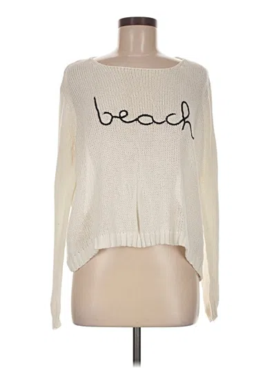 Pre-owned Wooden Ships Pullover Sweater In Ivory