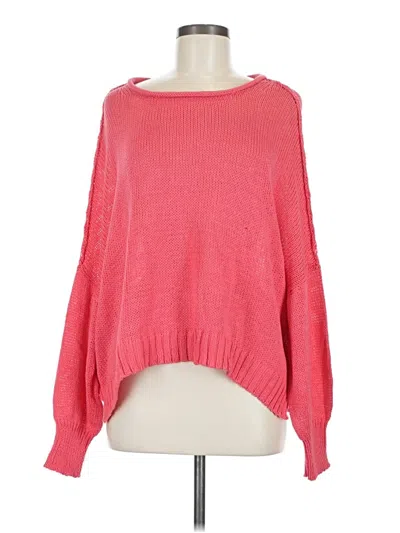 Pre-owned Wooden Ships Pullover Sweater In Pink
