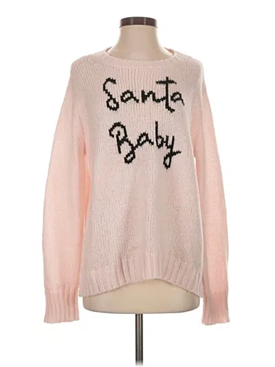 Pre-owned Wooden Ships Pullover Sweater In Pink