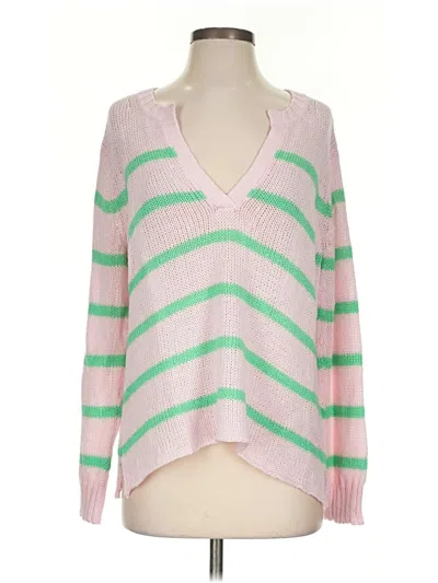 Pre-owned Wooden Ships Pullover Sweater In Pink