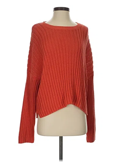 Pre-owned Wooden Ships Pullover Sweater In Red