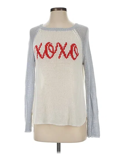 Pre-owned Wooden Ships Pullover Sweater In Silver