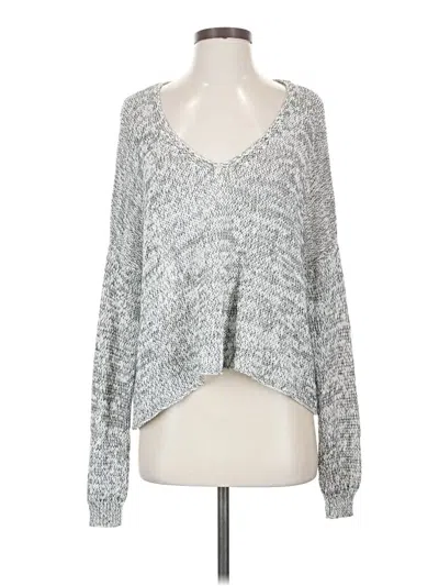 Pre-owned Wooden Ships Pullover Sweater In Silver