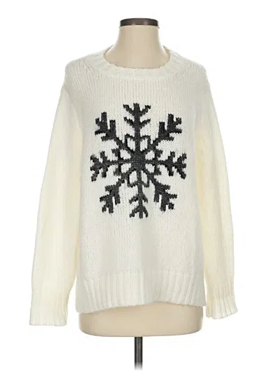 Pre-owned Wooden Ships Pullover Sweater In White