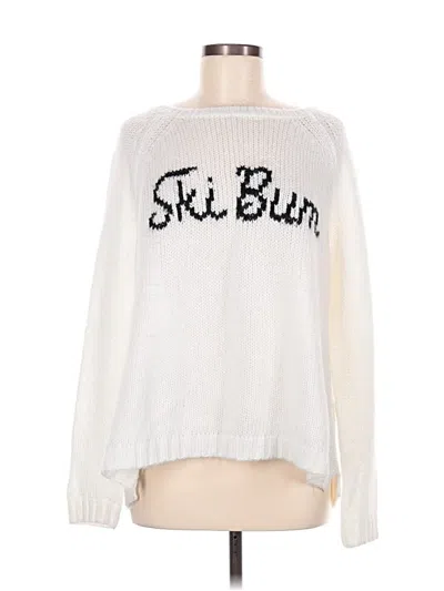 Pre-owned Wooden Ships Pullover Sweater In White