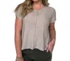 Wooden Ships Sanibel Tee In Khaki In Neutral