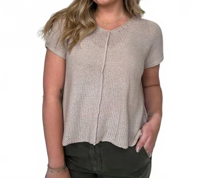 Wooden Ships Sanibel Tee In Khaki In Neutral