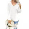 Wooden Ships Sanibel V-neck Cotton Sweater In White In White