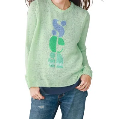 Wooden Ships Sea Crew Top In Mojito In Multi