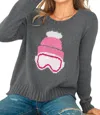 Wooden Ships Ski Babe Sweater In Grey In Multi