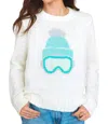 WOODEN SHIPS SKI BABE SWEATER IN PURE SNOW